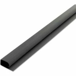 Master® CordAway® 00205 Non-Locking J Style Channel, 48" Length, Black, Pack of 1