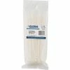 Global Industrial™ 8" Cable Zip Ties, Natural with UV, 75 Lb., 100 Pack