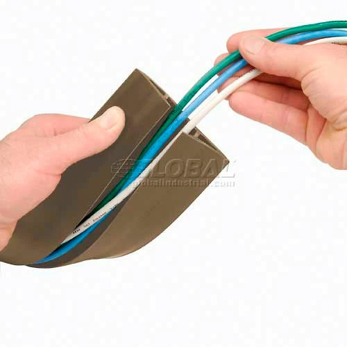 Brooks Electric/Wiremold Wiremold BR1600-25 25' Roll Overfloor Raceway Cord Cover - 1" X 3/4 " Center Chase, Brown, Priced/ft - Pkg Qty 50 - Image 2
