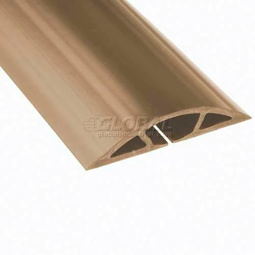 Brooks Electric/Wiremold Wiremold BR1600-25 25' Roll Overfloor Raceway Cord Cover - 1" X 3/4 " Center Chase, Brown, Priced/ft - Pkg Qty 50 - Image 7