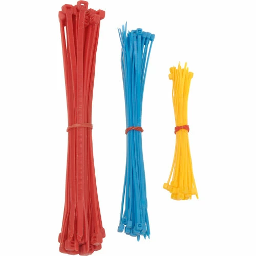 Global Industrial Assorted Cable Zip Tie Pack - 375 Pack - Image 4