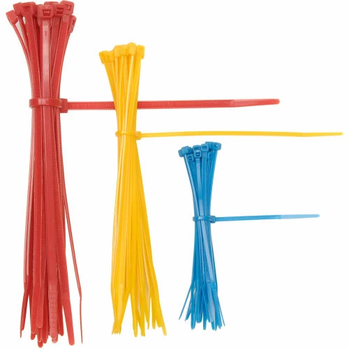 Global Industrial Assorted Cable Zip Tie Pack - 375 Pack - Image 6