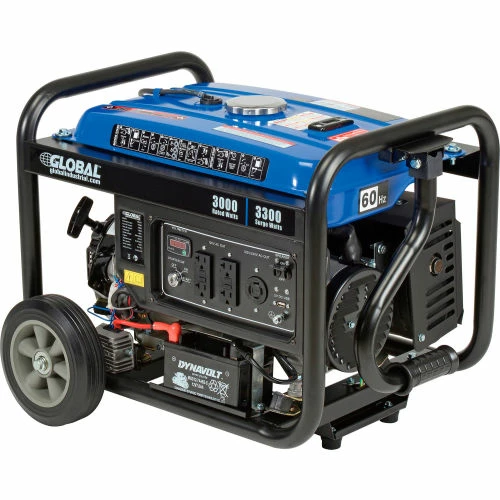 Global Industrial Portable Generator W/ Electric/Recoil Start, Gasoline, 3000 Rated Watts