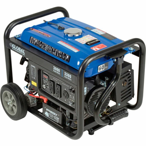 Global Industrial Portable Generator W/ Electric/Recoil Start, Gasoline, 3000 Rated Watts - Image 5