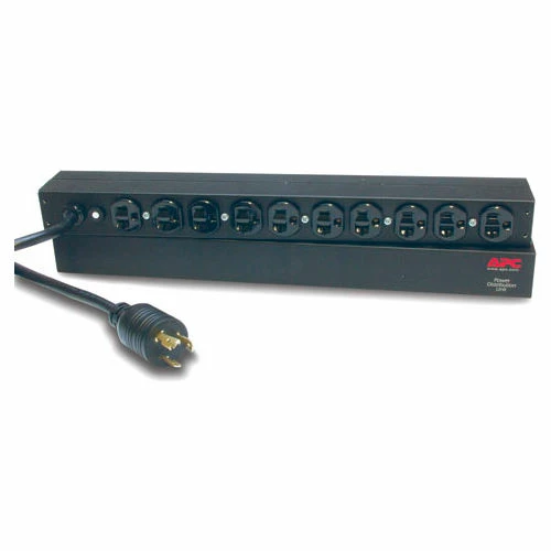 APC AP9564 Rack PDU, Basic, 1U, 20A, 120V, (10)5-20; L5-20P