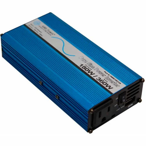 AIMS Power 180 Watt Pure Sine Power Inverter, PWRI18012S