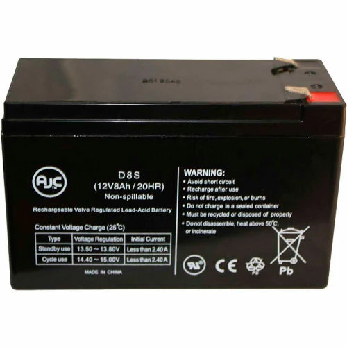 AJC Battery AJC® Steele SP-GG1000E 10 000W 12V 8Ah Generator Battery