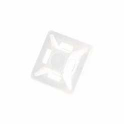 Del City 9772 Mini 4-way Adhesive Mtg Base- 3/4" sq- Natural, 100 Pieces