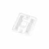 Del City 9800 Adhesive Mtg Base- 2-way- 1" sq- Natural, 100 Pieces