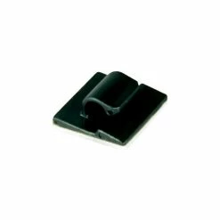 Del City 9828 Cord Clips- Black- 3/8", 100 Pieces/Package, Black