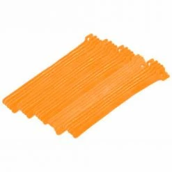 Eclipse Tools 900-098-OR Cable Tie, Hook Tape, 8"L x 1/2"W, Orange, 25/Pk