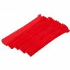 Eclipse Tools 900-098-RD Cable Tie, Hook Tape, 8"L x 1/2"W, Red, 25/Pk