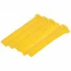 Eclipse Tools 900-098-YL Cable Tie, Hook Tape, 8"L x 1/2"W, Yello"W, 25/Pk