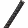 Techflex Clean Cut Fray Resistant Sleeving 1/2" Dia., 500', Black
