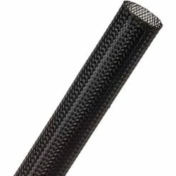 Techflex Clean Cut Fray Resistant Sleeving 3/4" Dia., 75', Black