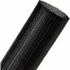 Techflex Clean Cut Fray Resistant Sleeving 2" Dia., 200', Black