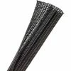 Techflex Flexo F6 Split Wrappable Sleeve 3/4" Dia., 100', Black