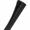 Techflex F6 Woven Split Wrappable Sleeve 1/2" Dia., 300', Black
