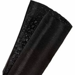 Techflex F6 Woven Split Wrappable Sleeve 1.75" Dia., 10', Black