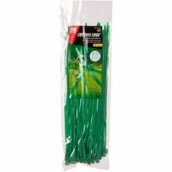 Gardner Bender Self Cutting Cable Tie, Green, 11", 50 lb, 50 Pack