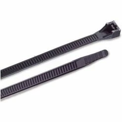 Gardner Bender 46-408UVB Heavy-Duty Cable Tie, UVB, 8" (120 Lb) - 100 pk.