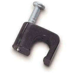 Gardner Bender PCS-100 Masonry Coax Staple, 1/4", Black - 100 pk.