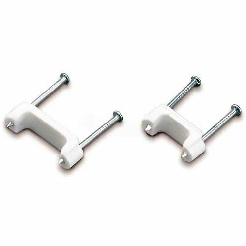 Gardner Bender PS-275N Plastic Staple, 3/4", White - 250 pk.