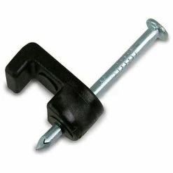 Gardner Bender PSB-160 Low Volt Staple, 3/16", Black - 100 pk.