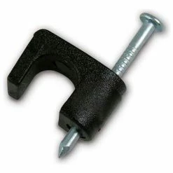 Gardner Bender PSB-165 Coax Staple, 1/4", Black - 50 pk.