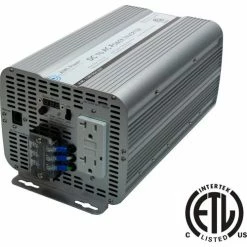 AIMS Power, 2000 Watt Power Inverter GFCI ETL Listed Conforms to UL458 Standards, PWRINV200012120W