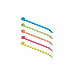 Quick Cable 502205-100 Blue Fluorescent Cable Ties, 8.5", 100 Pcs