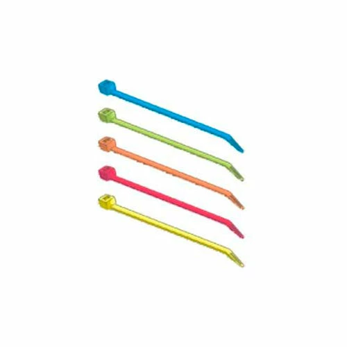 Quick Cable 502206-100 Green Fluorescent Cable Ties, 8.5", 100 Pcs