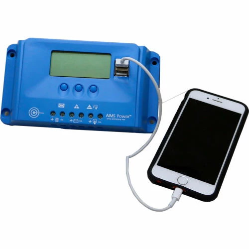 AIMS Power 10 AMP Solar Charge Controller PWM 12/24 VDC, SCC10APWM - Image 2