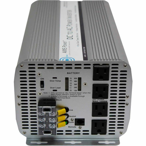AIMS Power 5000 Watt Power Inverter, PWRINV500012W - Image 3